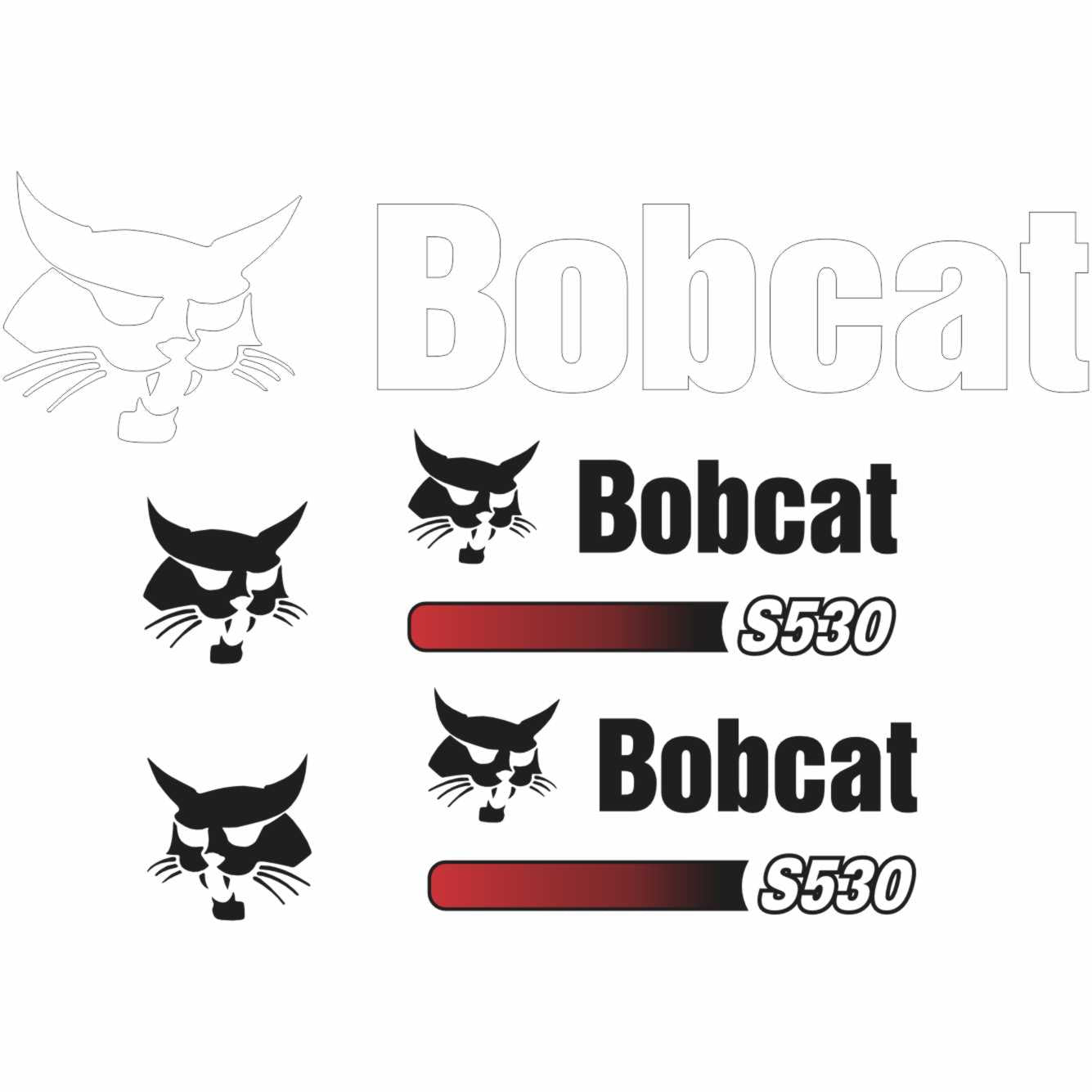 Bobcat S530 sticker file