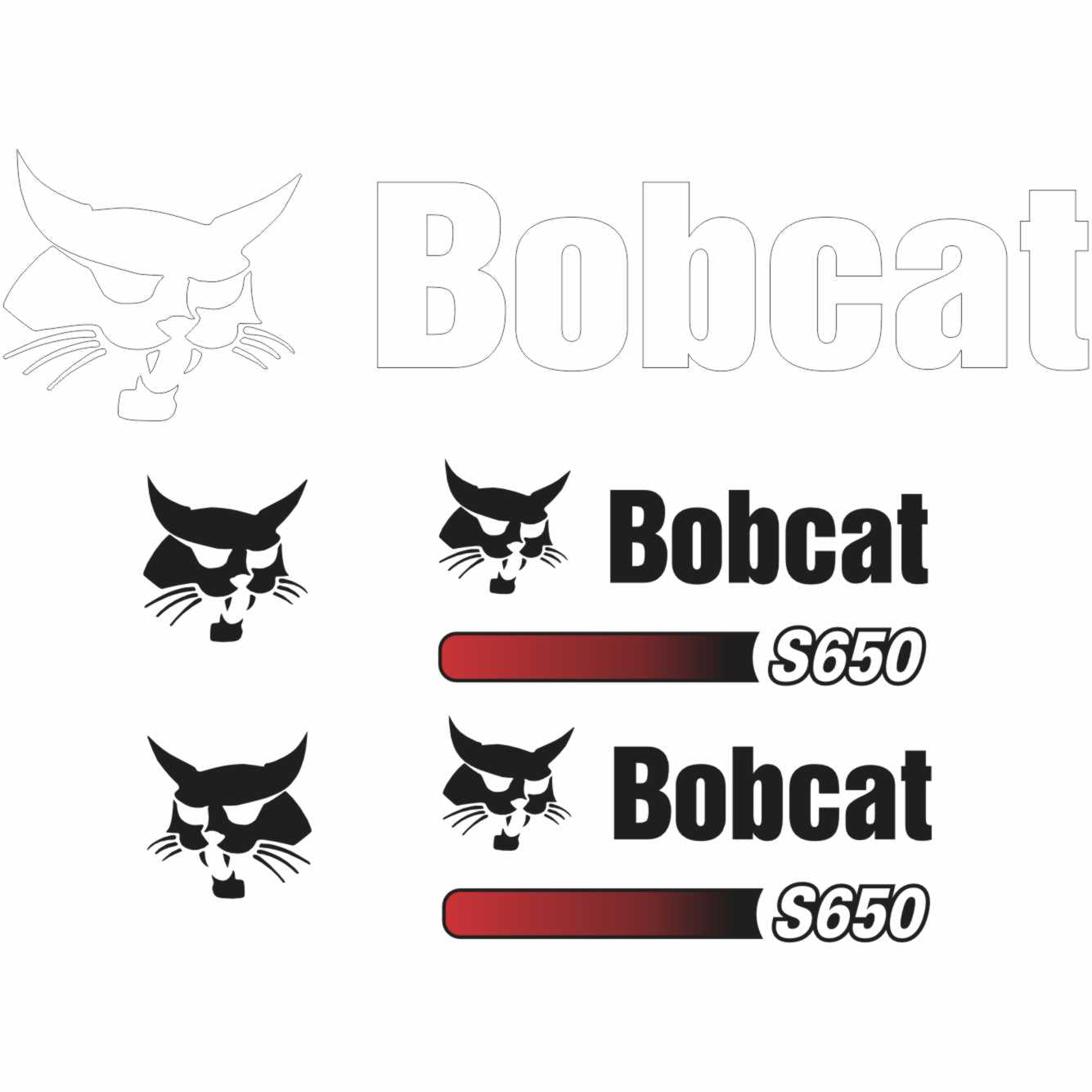 Bobcat S650 sticker file for cutting