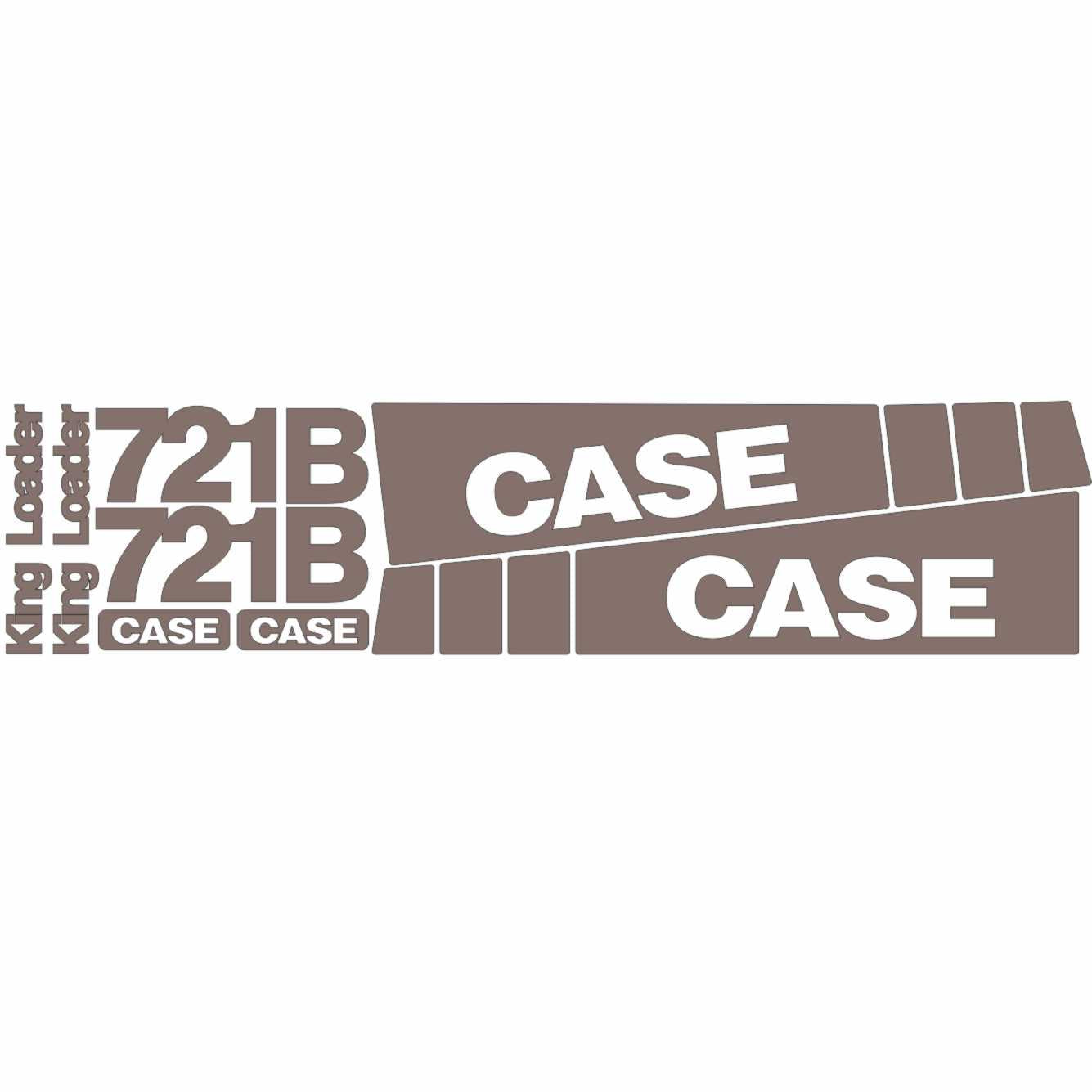 CASE 721B stickers graphics file for cutting