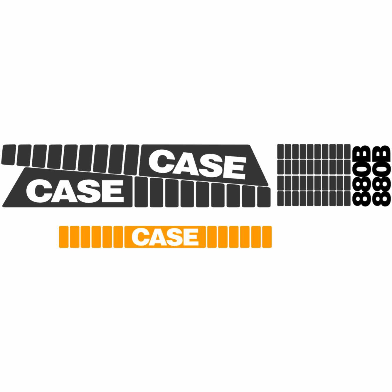 CASE 880B sticker file for cutting