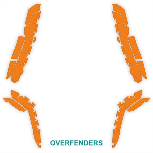 Can Am Maverick x3 overfenders template design cut file