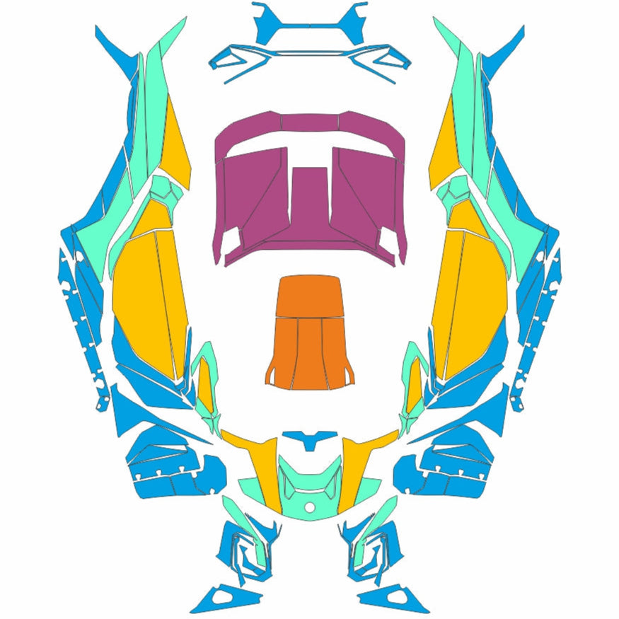 Can Am Maverick R template for graphics