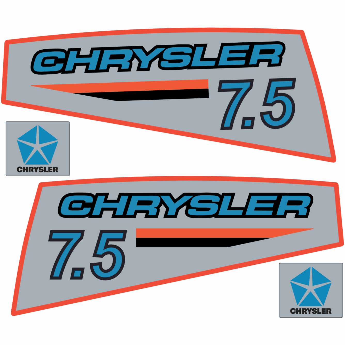Chrysler 7.5 outboard motor sticker file