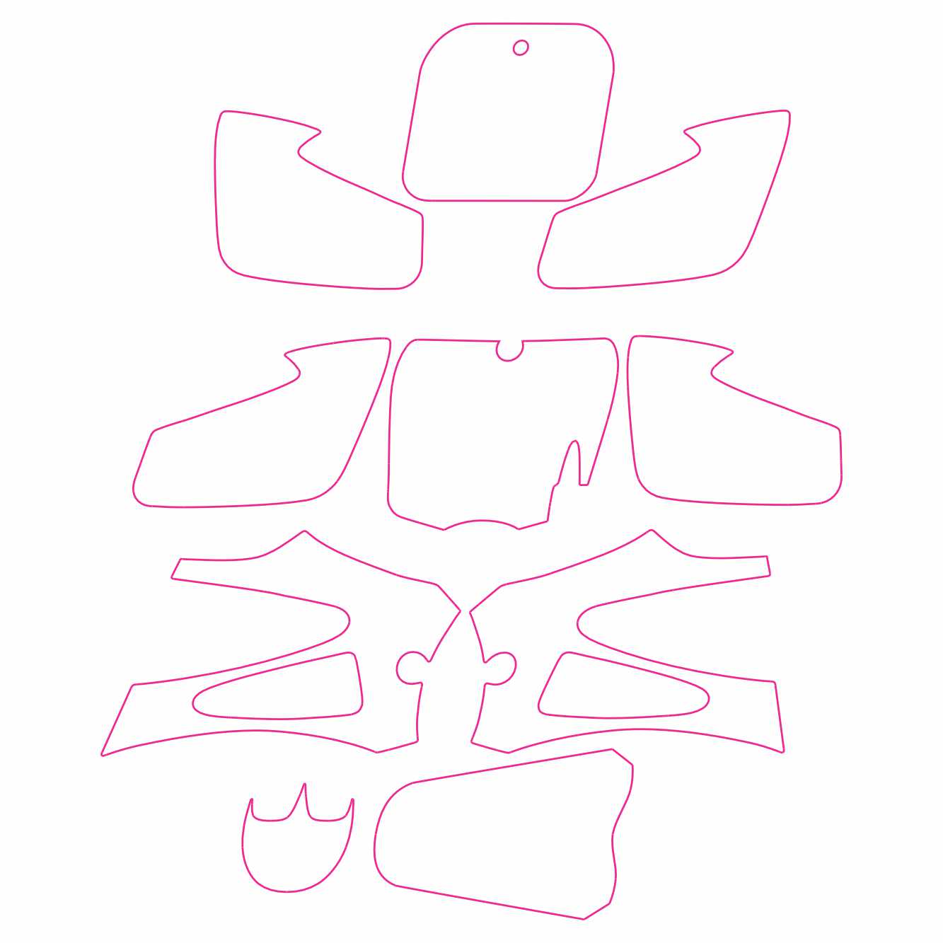 Cobra CX50 JR 2011-2012 template for graphics