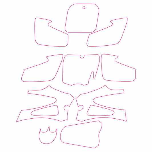 Cobra CX50 JR 2011-2012 template for graphics