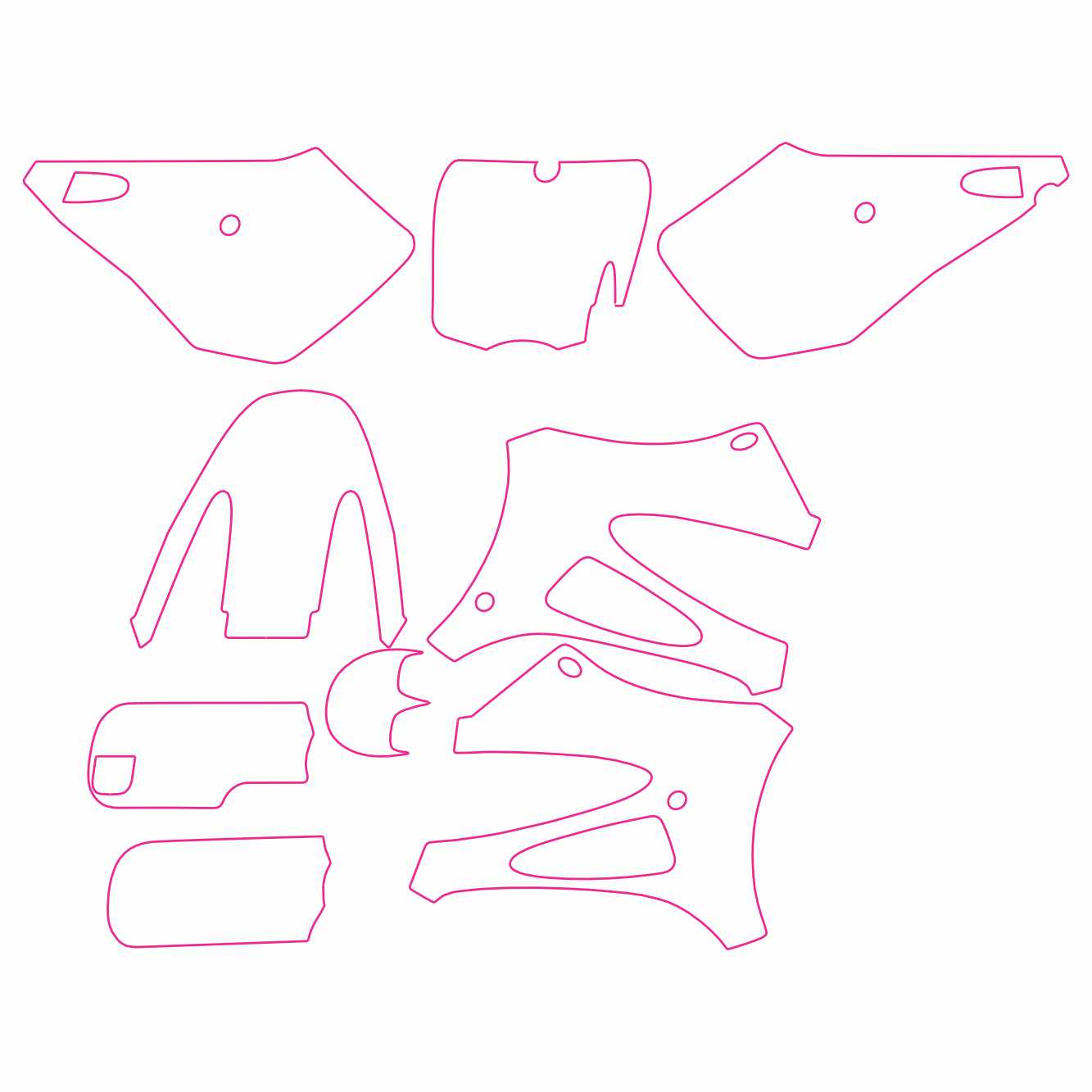 Cobra CX50 SR 2012-2018 template graphics