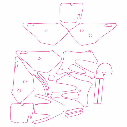 Cobra CX65 2010-2012 template cut graphics