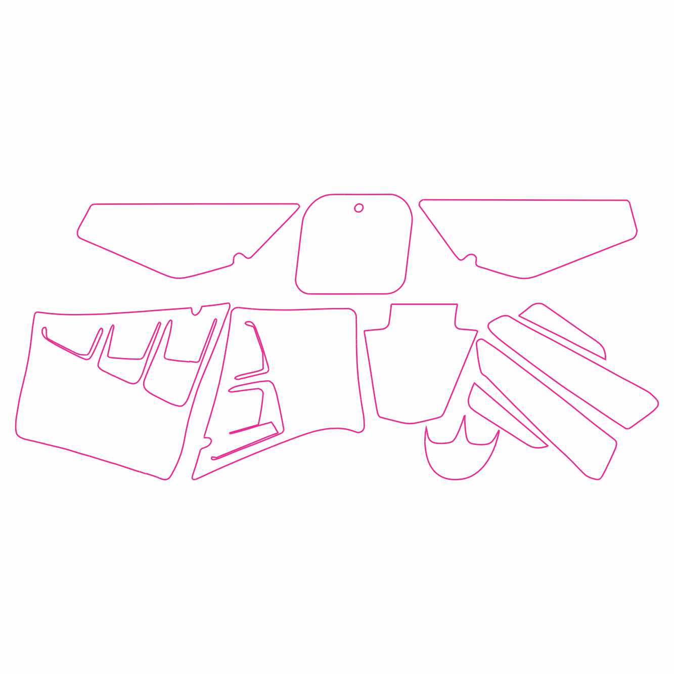 Cobra King 50 2002-2004 template graphics design