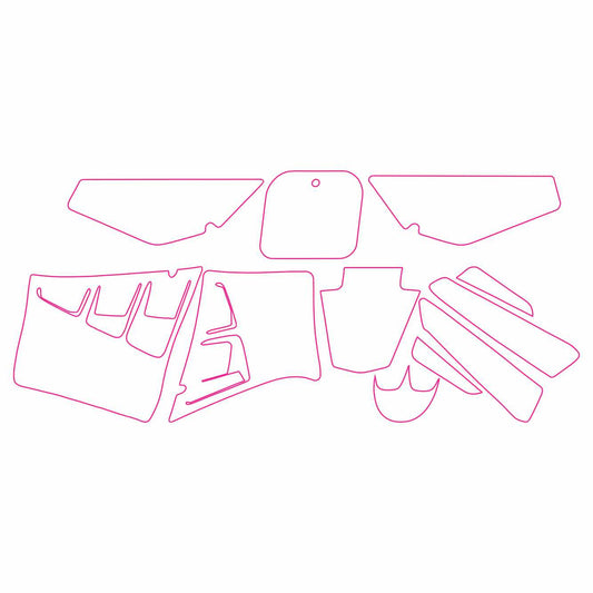 Cobra King 50 2002-2004 template graphics design