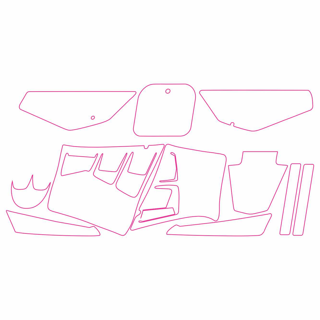 Cobra King 50 2005-2009 template graphics kit