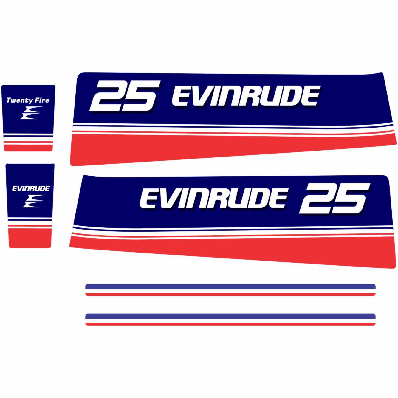 Evinrude 25 digital sticker file