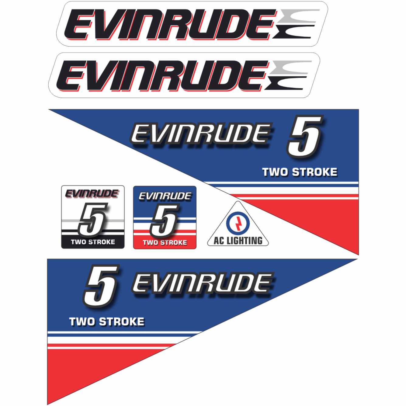 Evinrude 5 digital file for stickers
