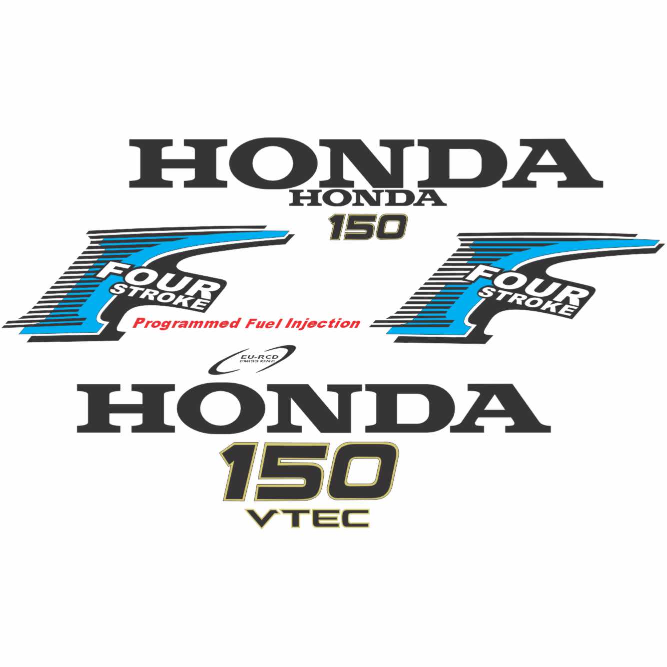 Digital file for outboard motor Honda 150