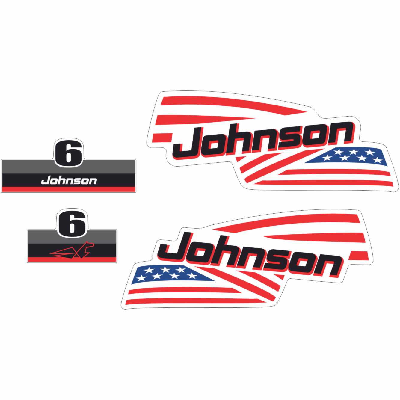 Johnson 6 outboard sticker digital file