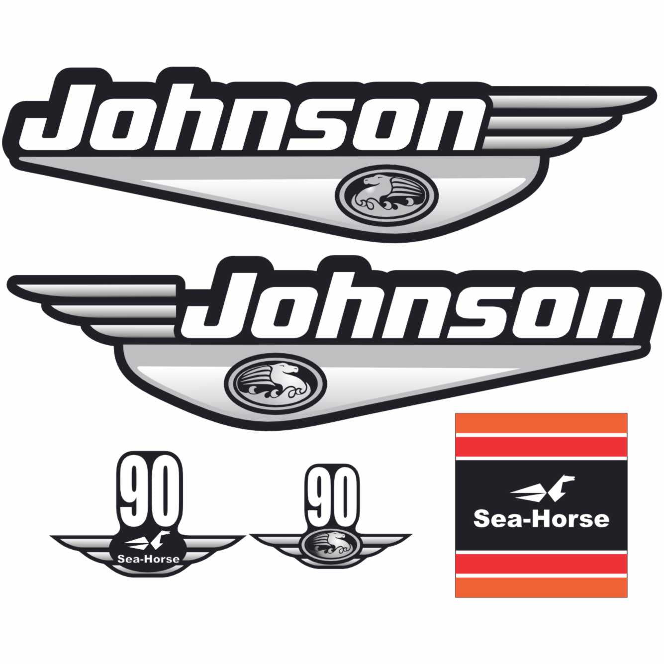 Johnson 90 outboard motor sticker file