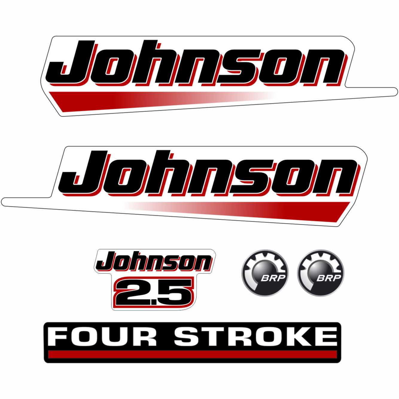 Johnson sticker outboard motor 2.5