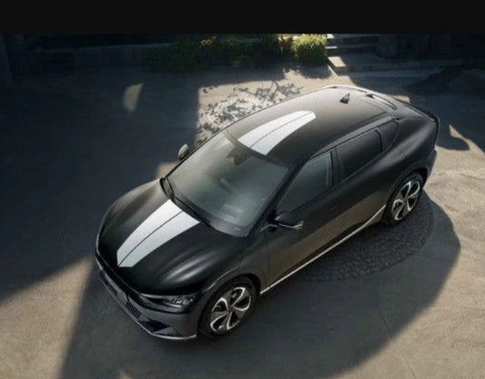 Kia EV6 cut file template roof hood racing stripe outlines CV200ADE00WH