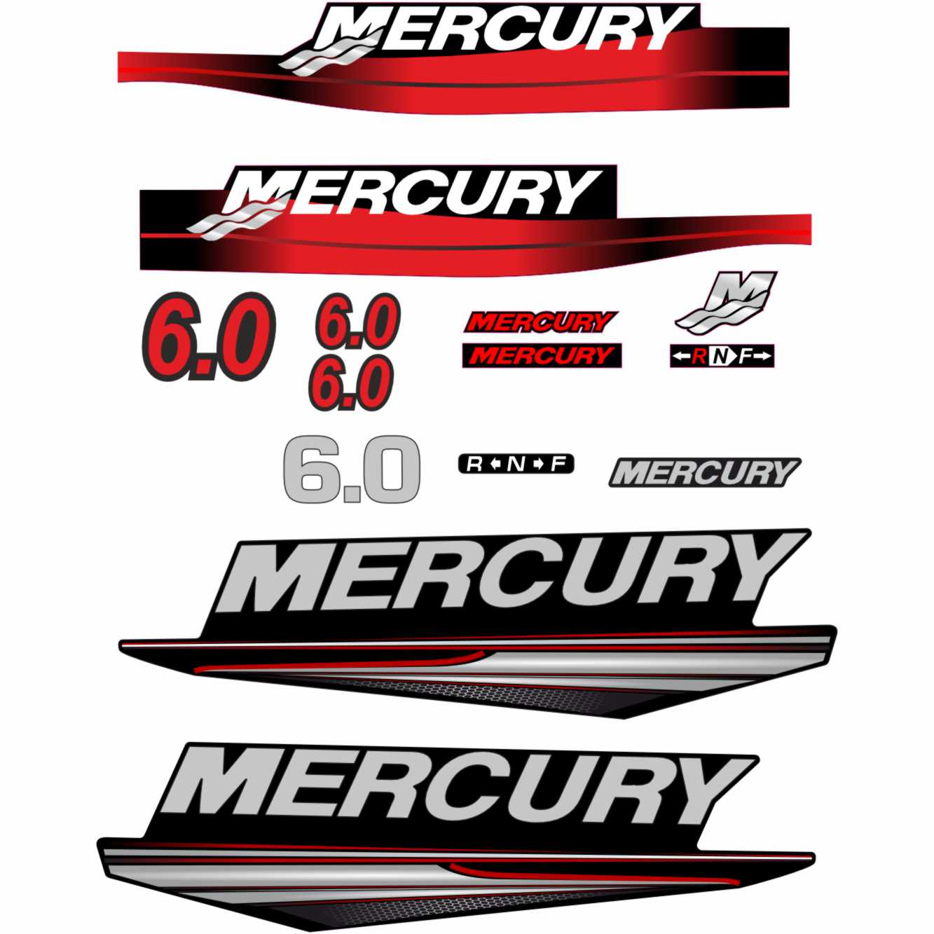 Mercury 6 digital engine sticker file
