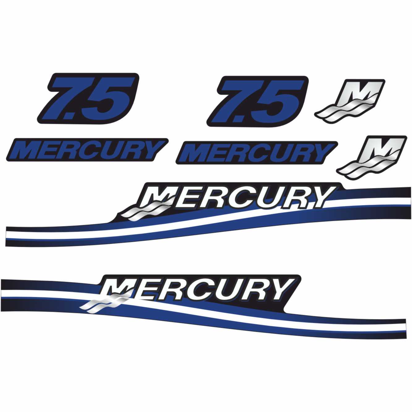 Mercury 7.5 engine sticker file digital