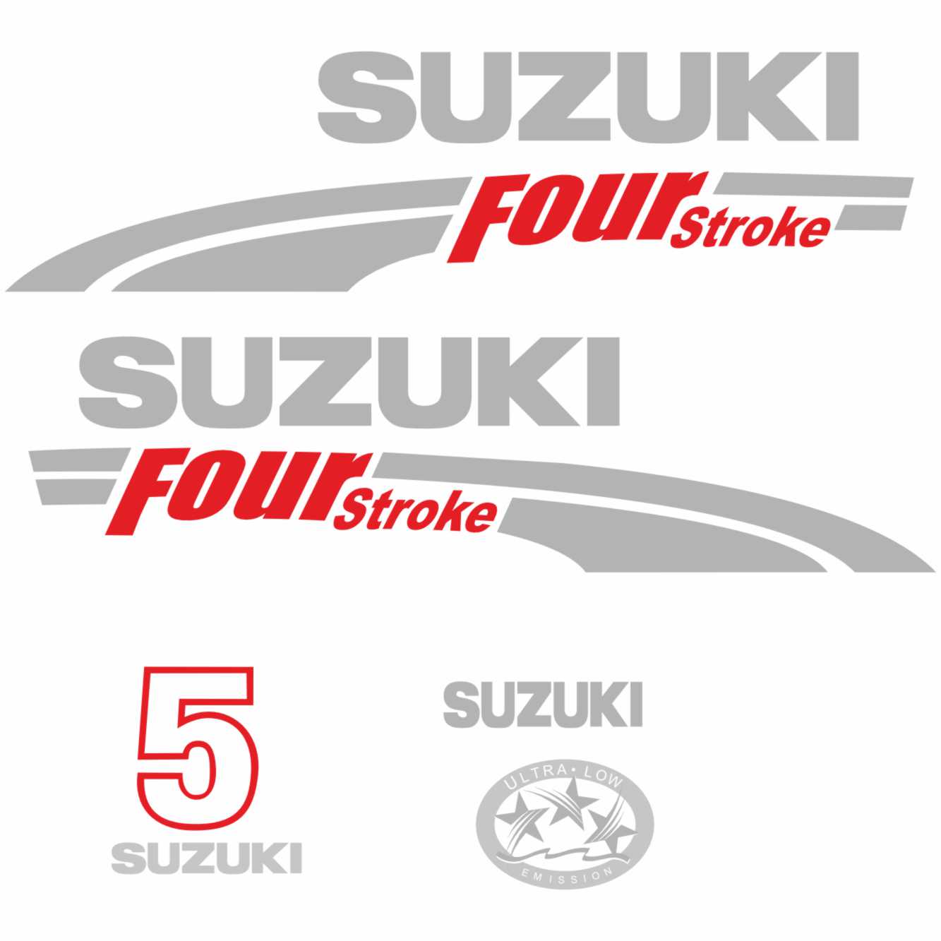Outboard motor sticker file suzuki 5hp