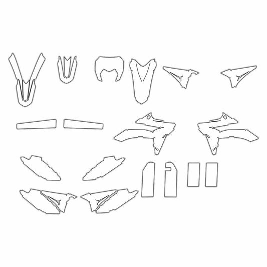 Digital Template file for SHERCO SM-R 50 2017-2024