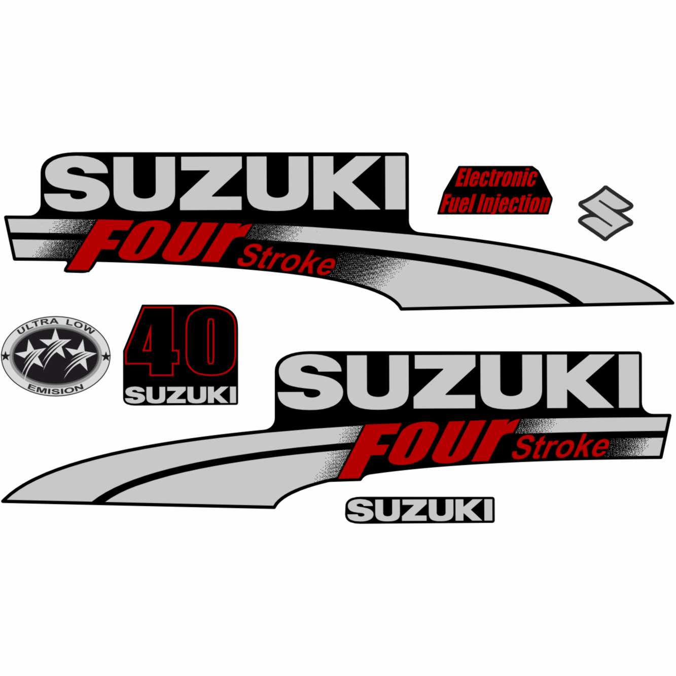 Suzuki 40hp model sticker outboard model digital file