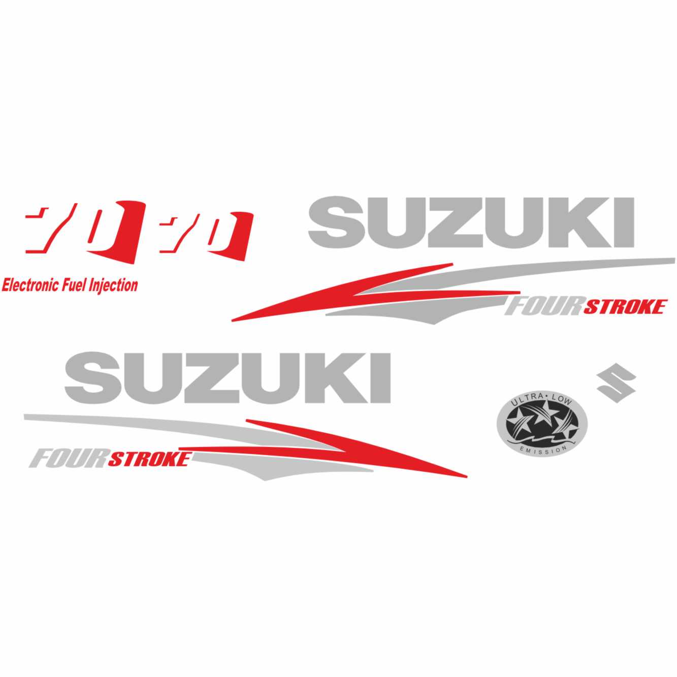 Suzuki 70hp sticker digital file outboard motor