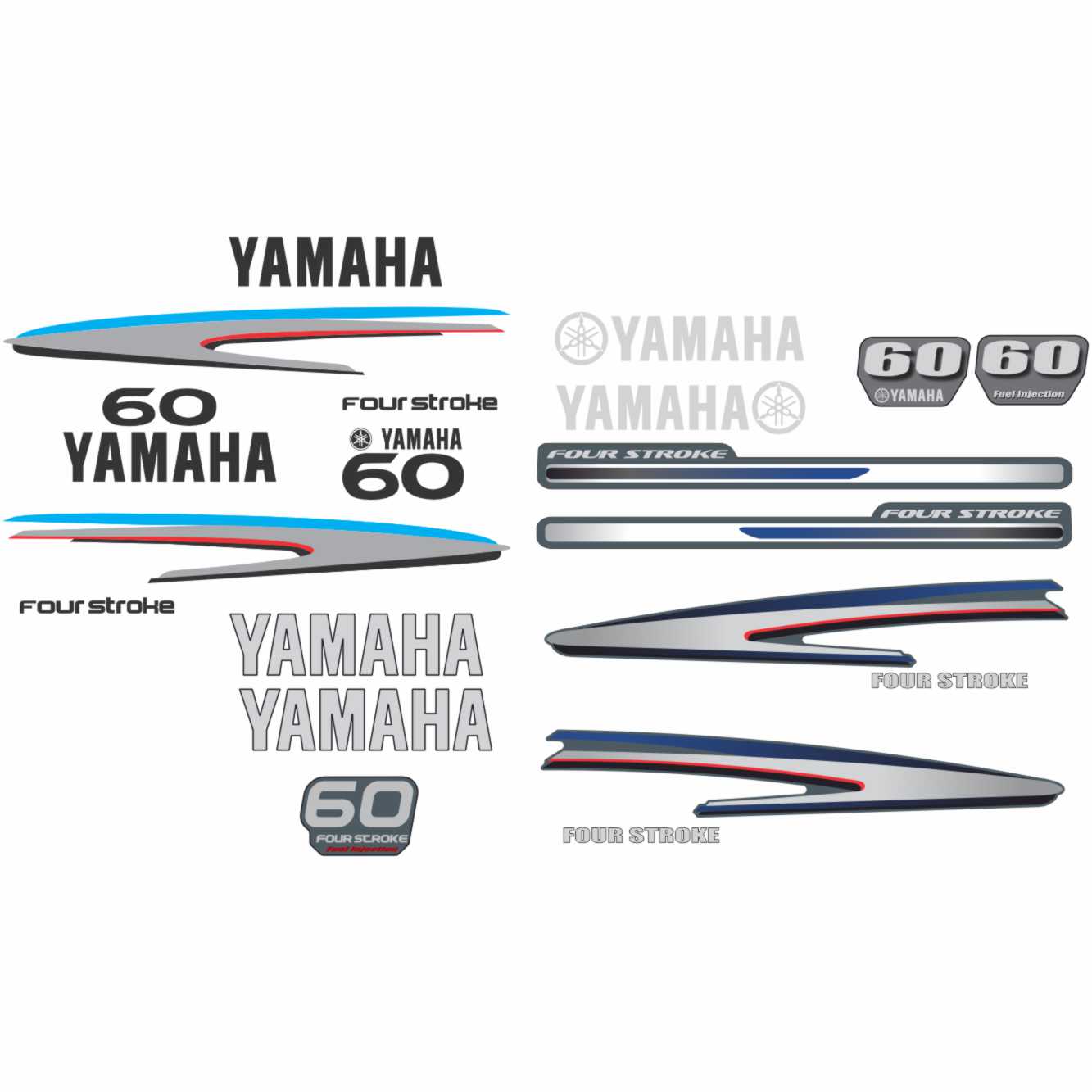 Yamaha 60 engine sticker