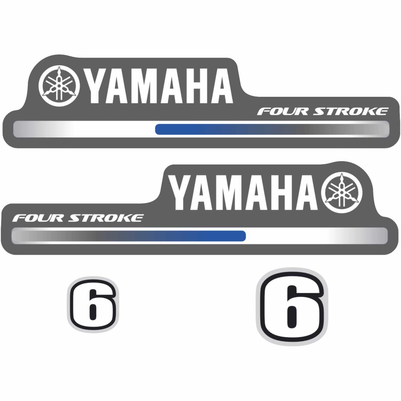 Yamaha outboard motor 6hp sticker