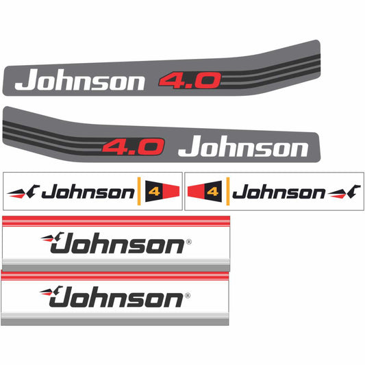 Johnson 4 Outboard motor sticker