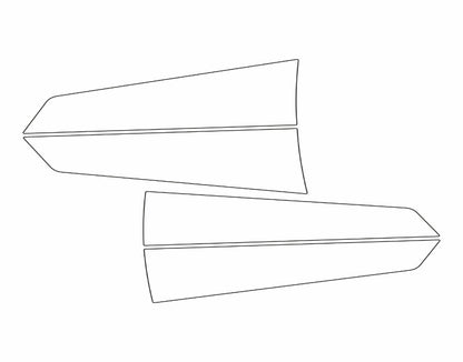 Kia EV6 cut file template roof hood racing stripe outlines CV200ADE00WH 