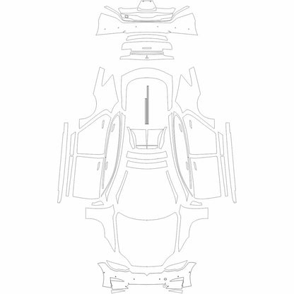 Tesla Model S Plaid from 2021 PPF cut digital plotter file