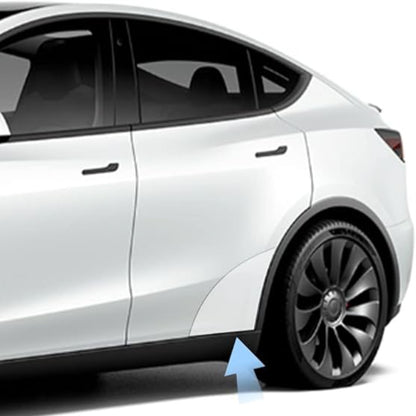 Tesla model3 rear door paint protection cut template