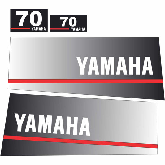 Yamaha 70 enginesticker vector