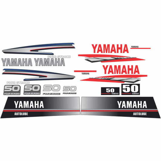 Yamaha 50 engine sticker