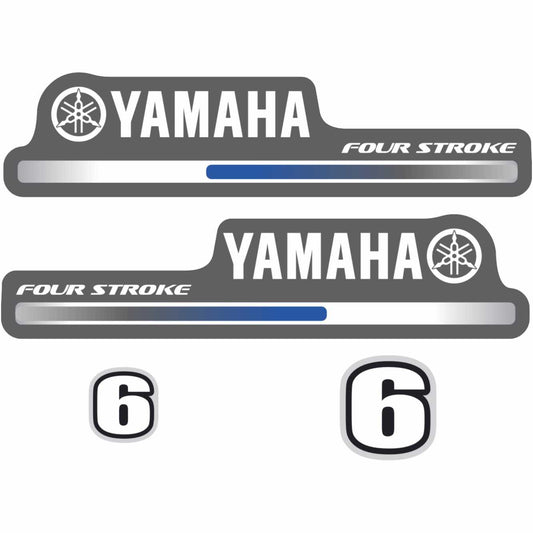 Yamaha outboard motor 6hp sticker
