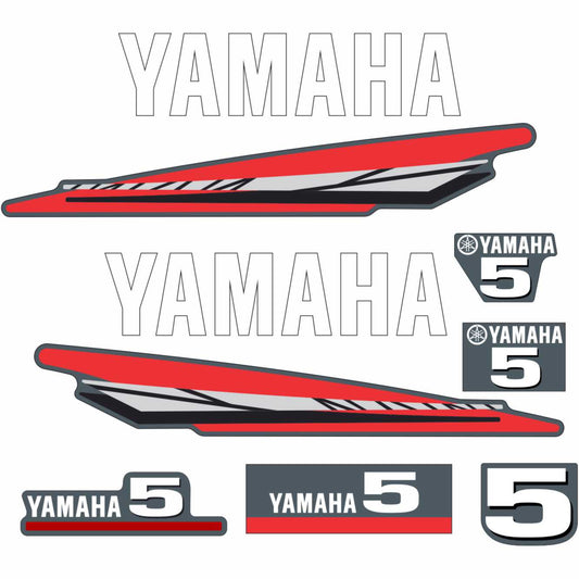 Yamaha outboard motor 5 sticker